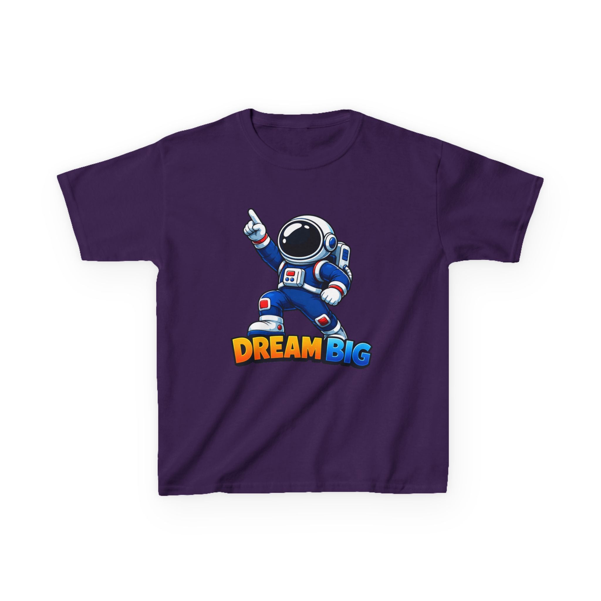 Kids Tee — 'Dream Big' Space Astronaut Graphic