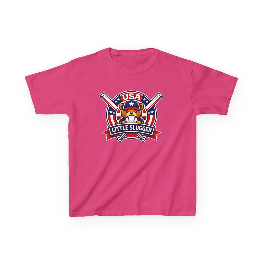 Kids Baseball T-Shirt — 'Little Slugger' USA Baseball Graphic Tee