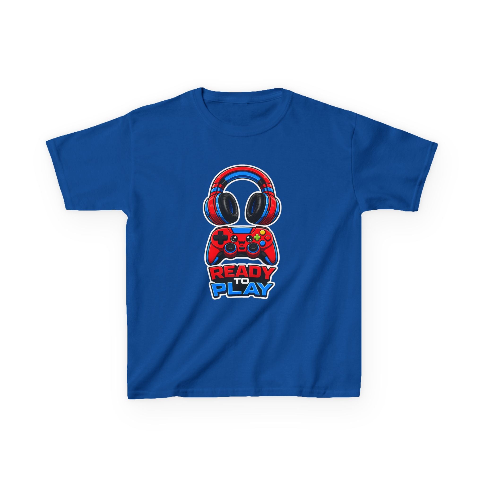 Kids Gaming T-Shirt — 'Ready to Play' Gamer Graphic Tee
