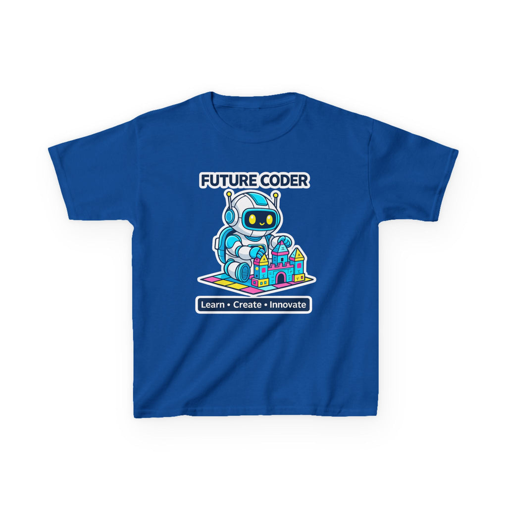 Kids Coding T-Shirt – Future Coder Robot Graphic Tee 2