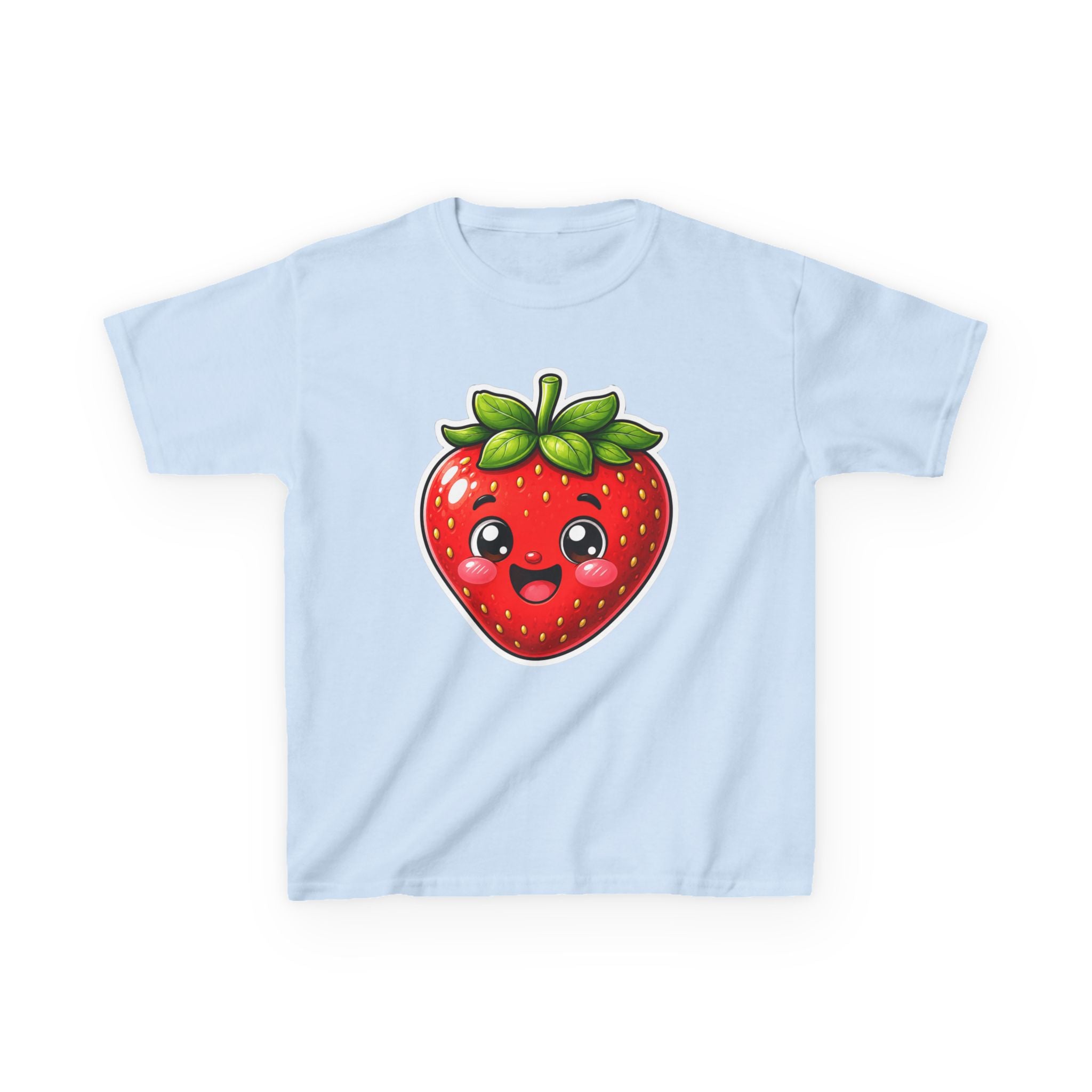 Kids Strawberry T-Shirt — 'So Sweet' Kawaii Fruit Graphic Tee