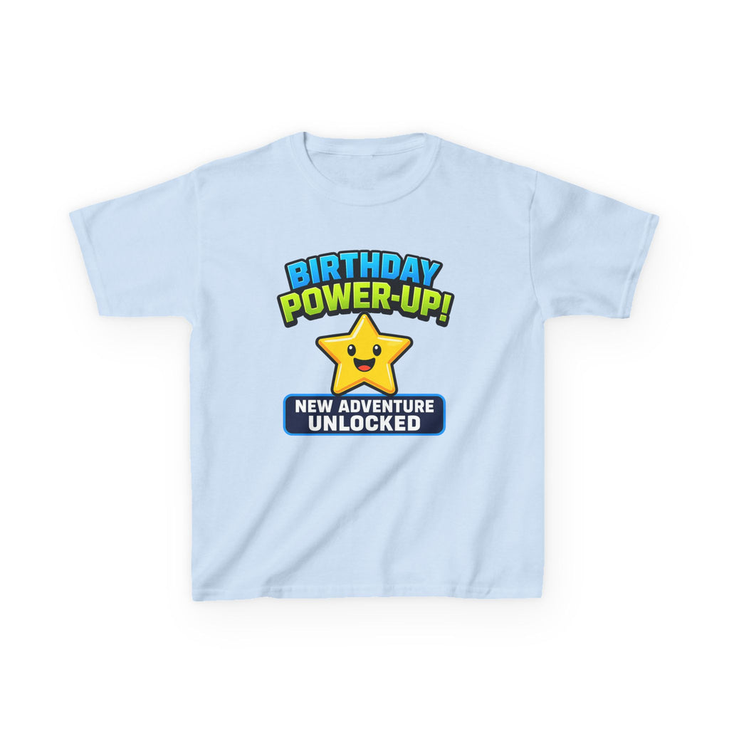 Kids Birthday Gamer T-Shirt – Level Up Graphic Tee