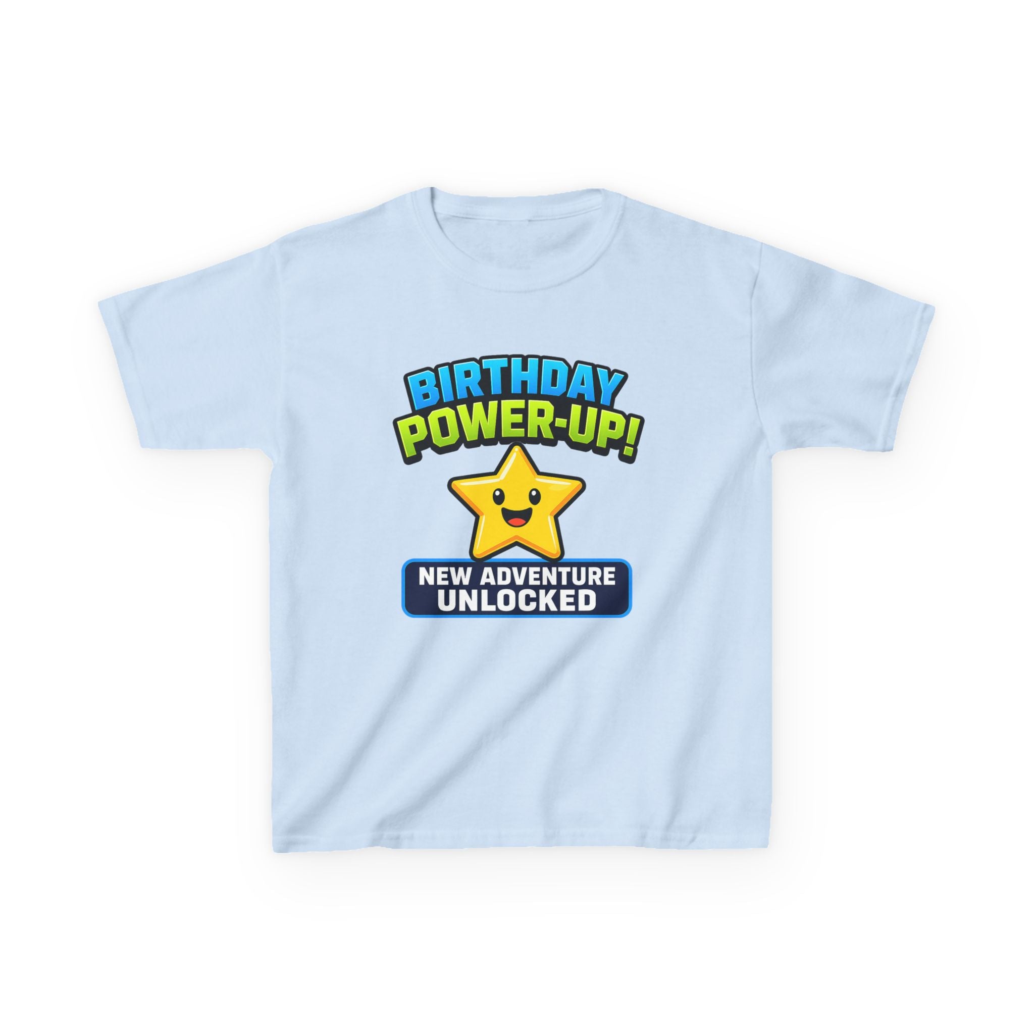 Kids Birthday Gamer T-Shirt – Level Up Graphic Tee