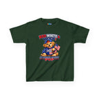 Kidxtr™ Kids Patriotic T-Shirt — 'Red White & Woof!' USA Dog Graphic Tee