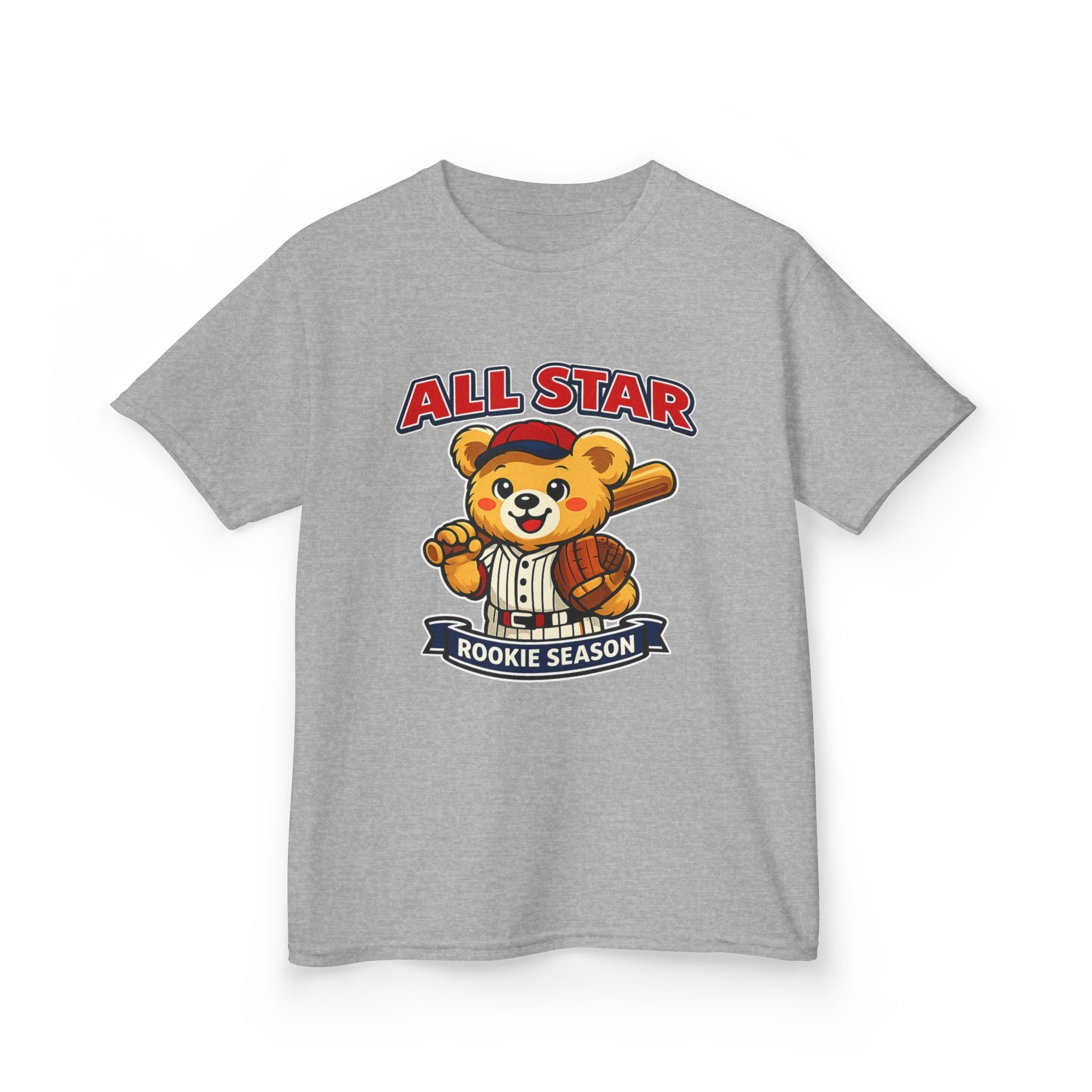 Bear Baseball - Kids T Shirt