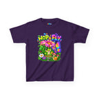 Kidxtr™ Kids Frog T-Shirt — 'Hop & Fly' Frog & Butterfly Graphic Tee