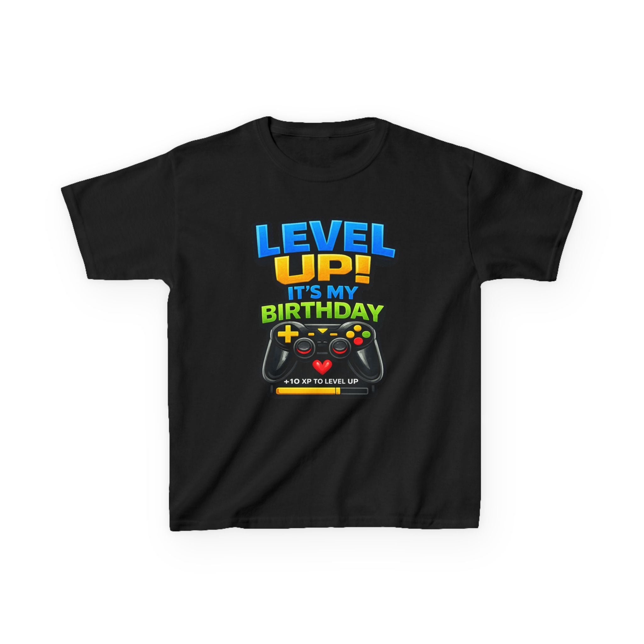 Kids "Level Up! It's My Birthday" Gaming Tee