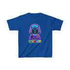 Kids Gaming T-Shirt — 'Level Up!' Colorful Controller & Headset Graphic Tee