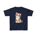 Kids Cat T-Shirt – Big-Eyed Kitten Graphic Tee