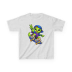 Kids Alien T-Shirt — 'Skate or Alien' Skateboard Graphic Tee