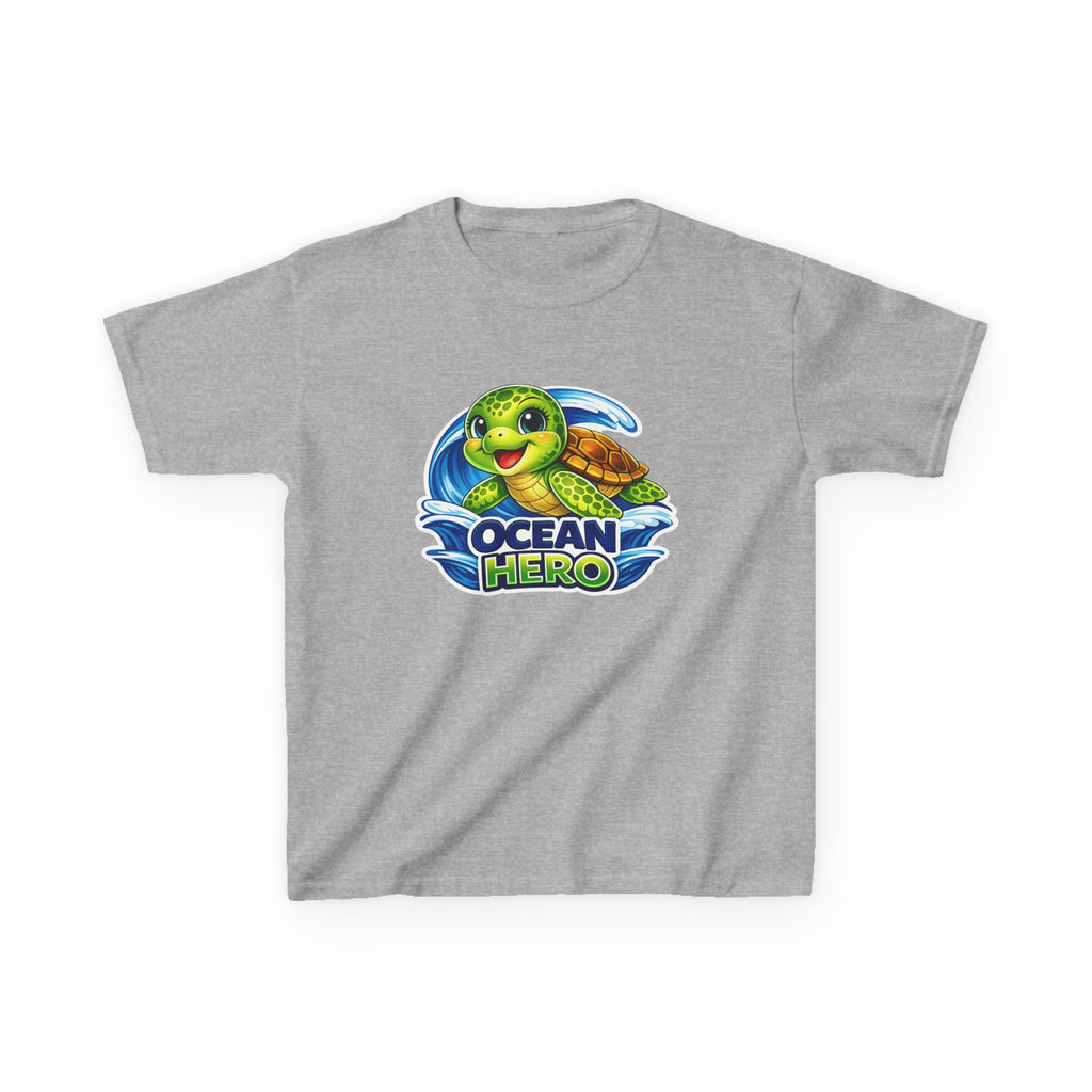 Kids Sea Turtle T-Shirt — 'Ocean Hero' Cute Sea Turtle Graphic Tee