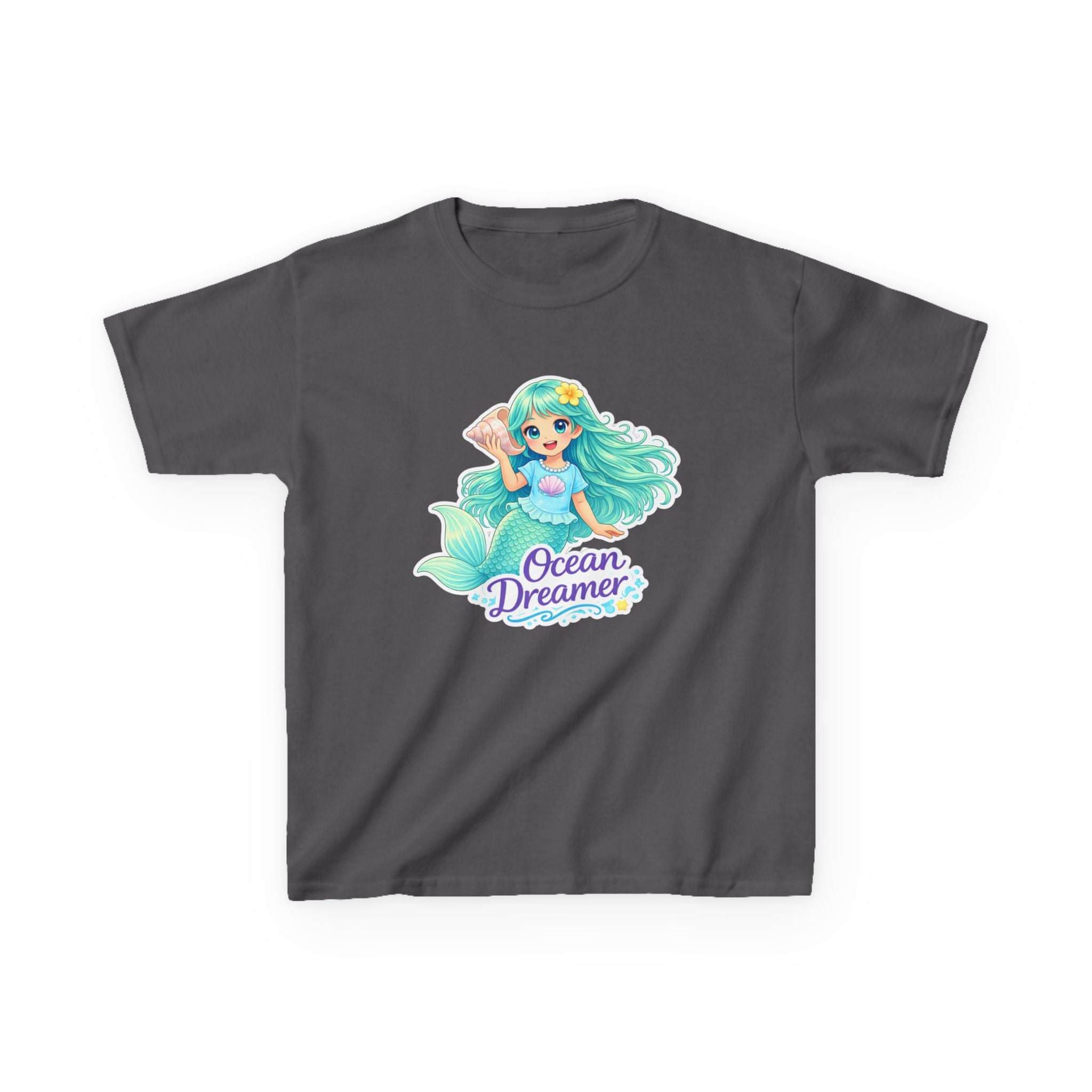 Kids Mermaid T-Shirt — 'Ocean Dreamer' Mermaid Fantasy Graphic Tee