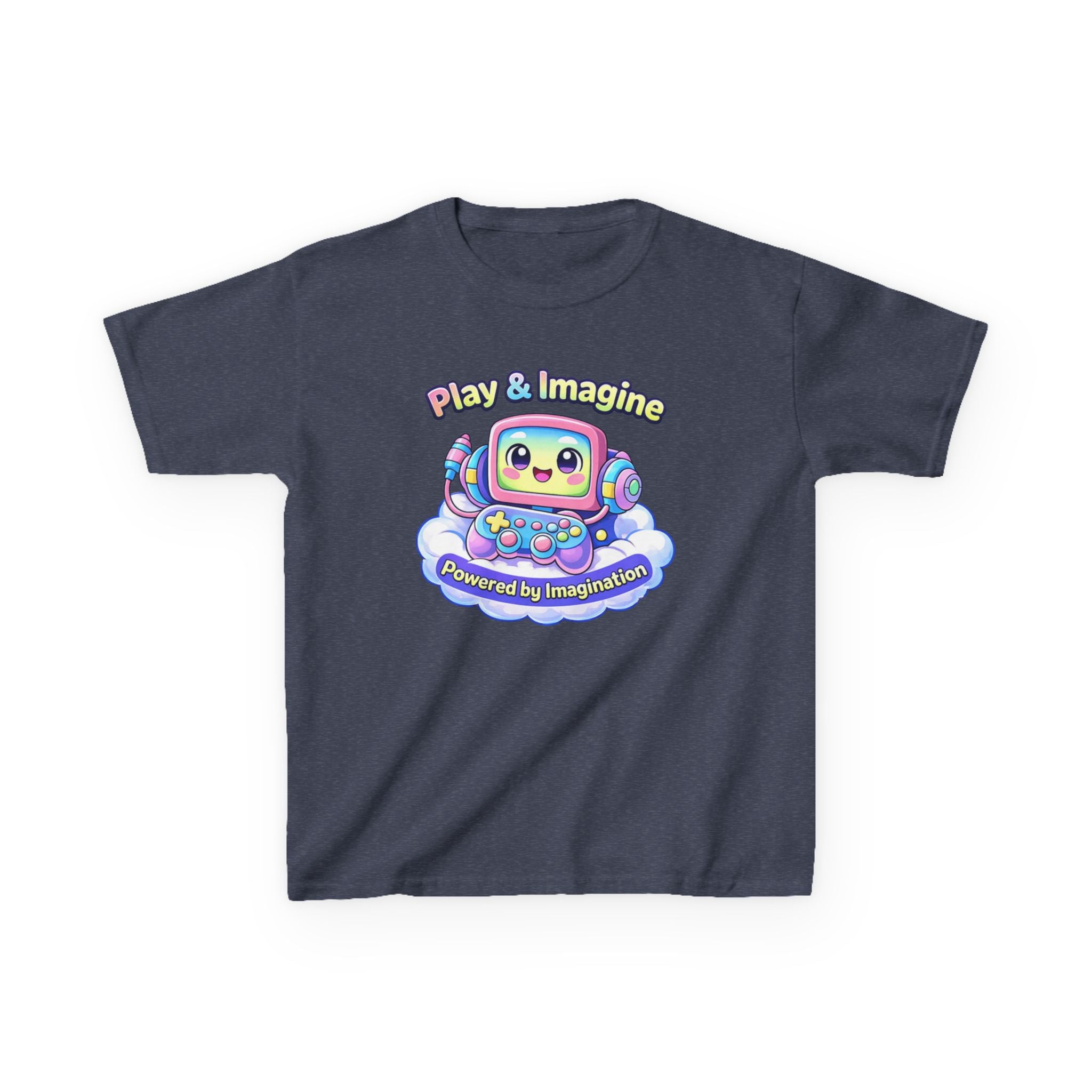 Kids Gamer T-Shirt – Colorful Controller Graphic Tee