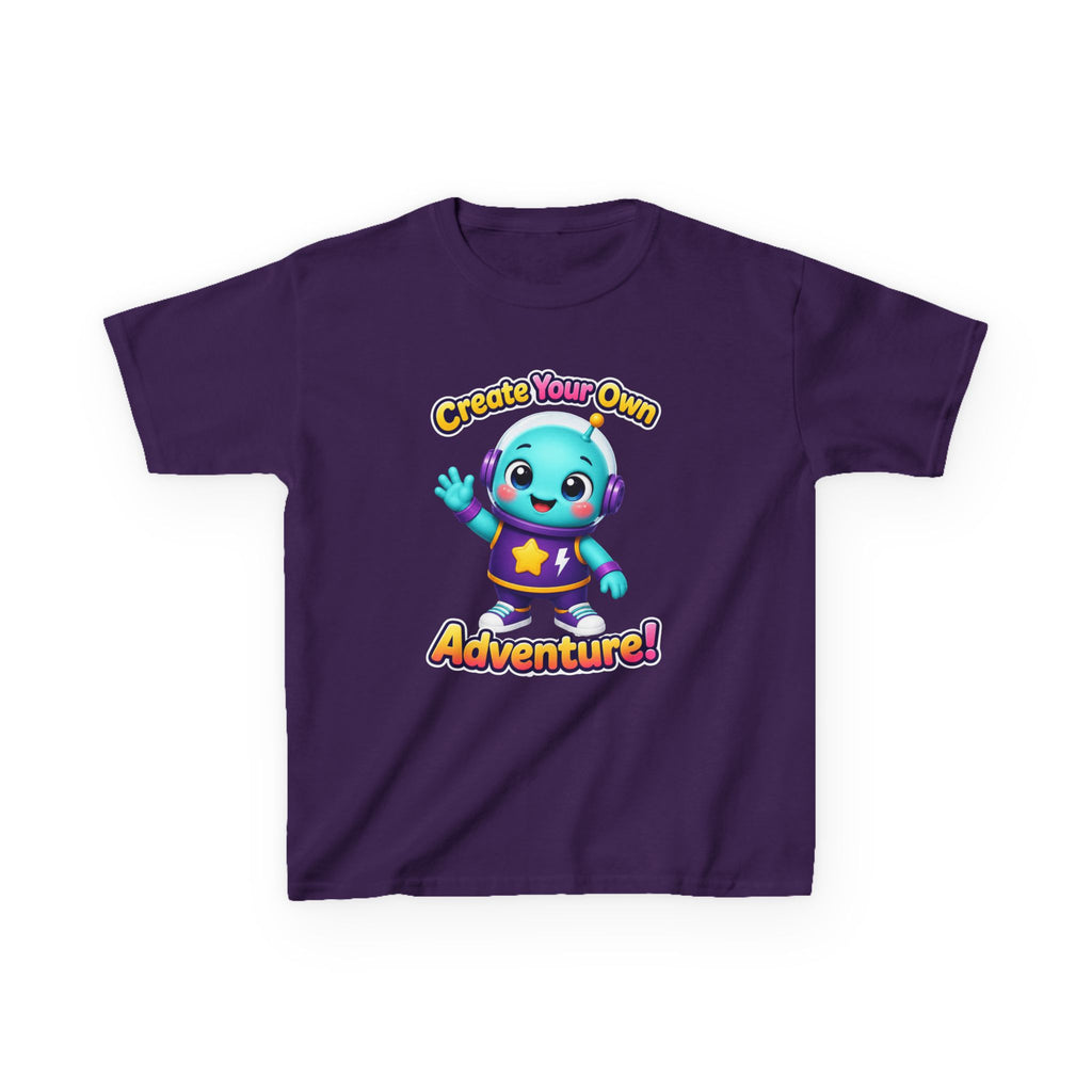 Kids Adventure T-Shirt — 'Create Your Own Adventure' Cute Alien Graphic Tee