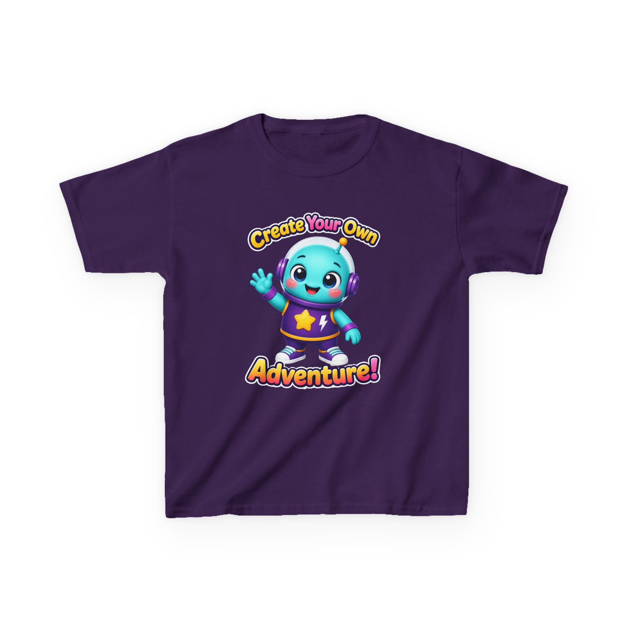 Kids Adventure T-Shirt — 'Create Your Own Adventure' Cute Alien Graphic Tee