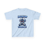 Kids Grade 1 T-Shirt — 'Level Up' Cute Robot Back-to-School Graphic Tee