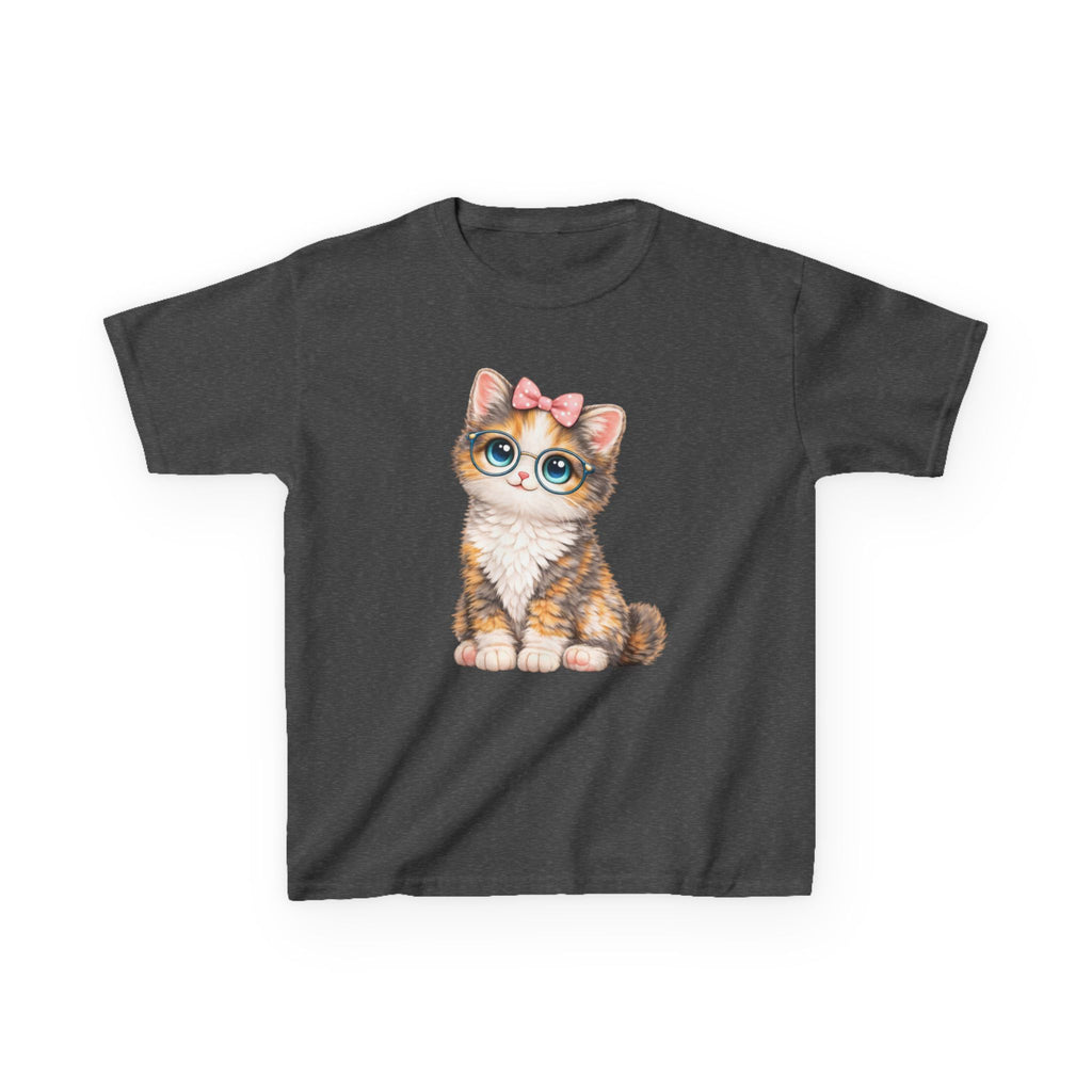 Kids Cat T-Shirt – Big-Eyed Kitten Graphic Tee