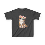Kids Cat T-Shirt – Big-Eyed Kitten Graphic Tee