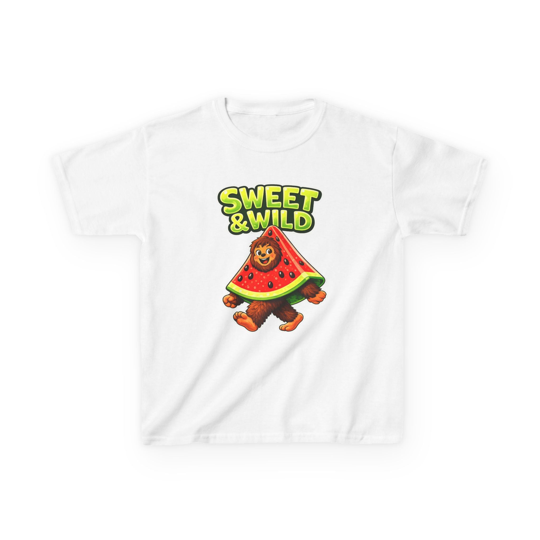 Kids Watermelon T-Shirt — 'Sweet & Wild' Fun Fruit Graphic Tee
