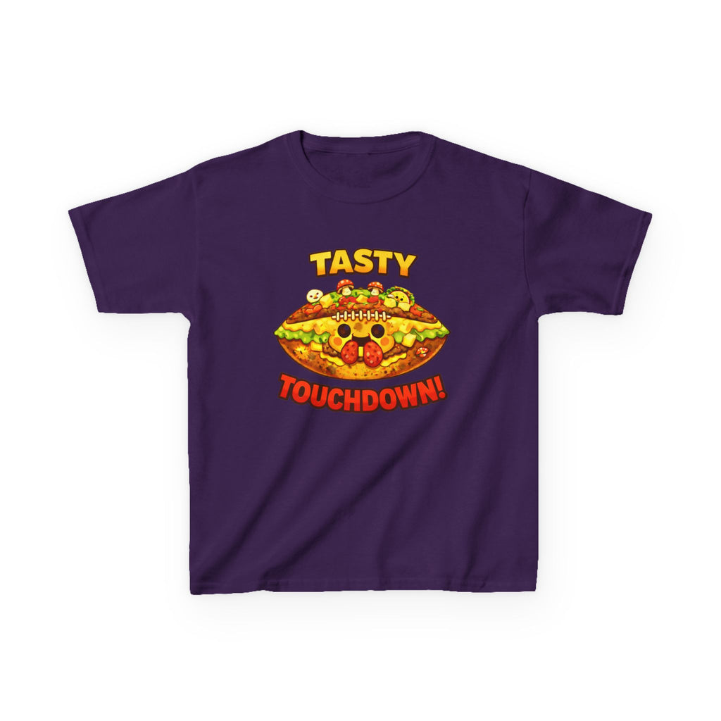 Kids Food T-Shirt – Football Pizza Graphic Tee