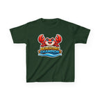 Kids Crab T-Shirt — 'Beach Day Champion' Crab Graphic Tee