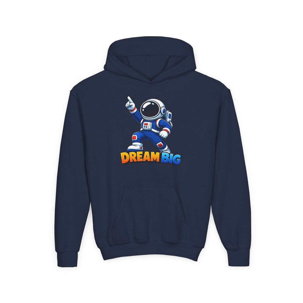 Kidxtr™ Kids Dream Hoodie — 'Dream Big' Cartoon Graphic Sweatshirt