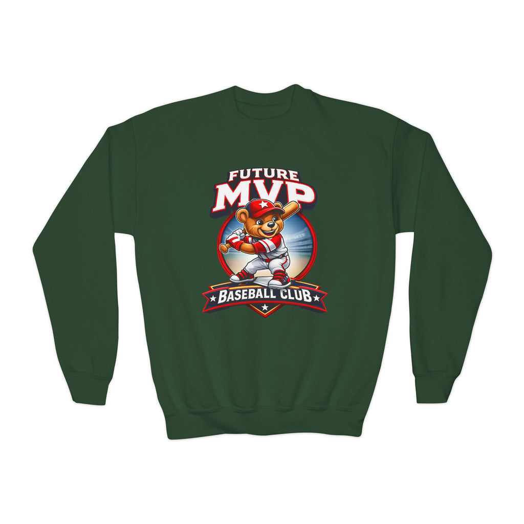 Kidxtr™ Kids MVP Crewneck Sweatshirt — 'MVP Energy' Bold Graphic Youth Sweatshirt