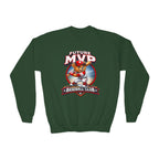 Kidxtr™ Kids MVP Crewneck Sweatshirt — 'MVP Energy' Bold Graphic Youth Sweatshirt