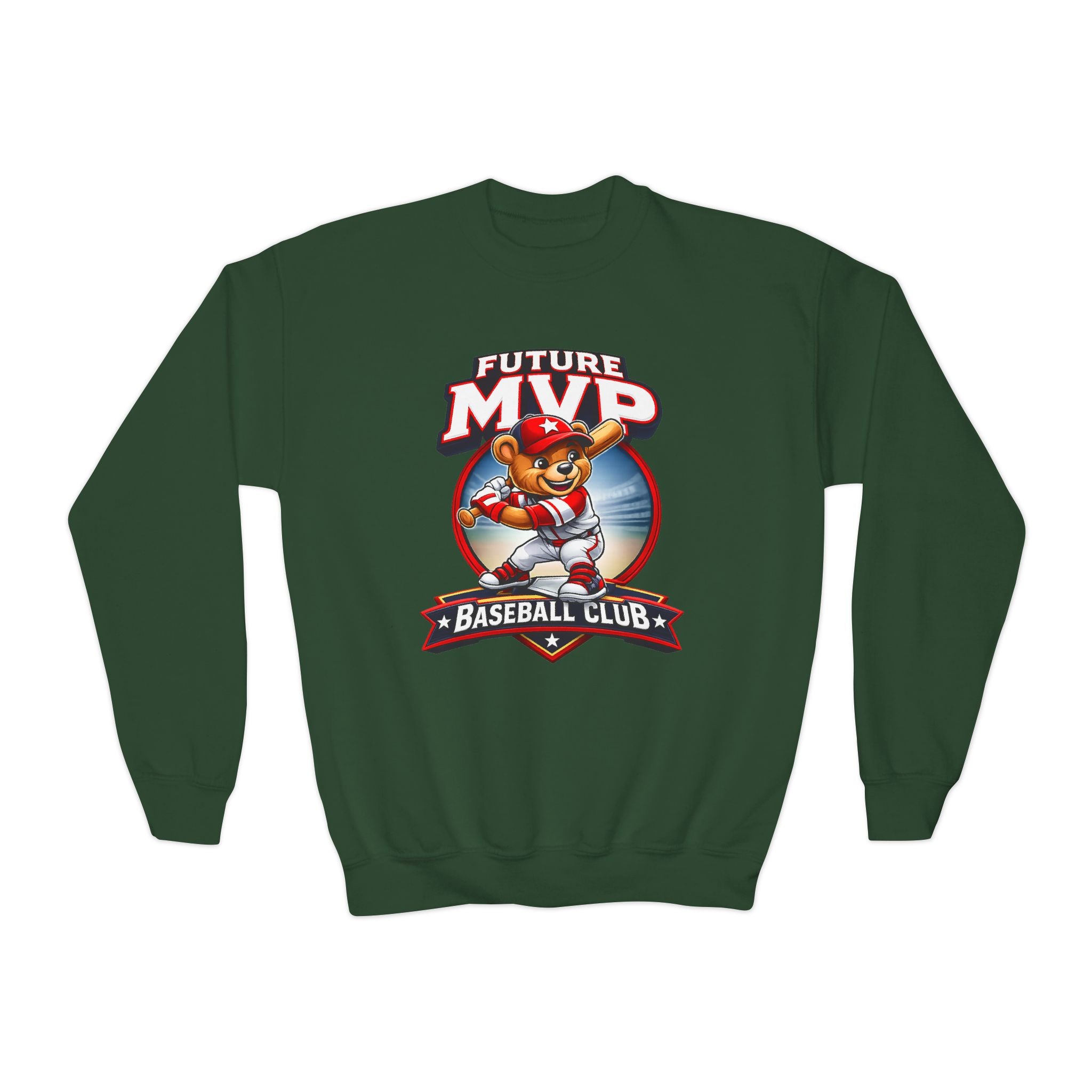 Kidxtr™ Kids MVP Crewneck Sweatshirt — 'MVP Energy' Bold Graphic Youth Sweatshirt