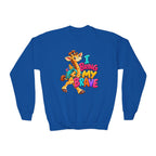 Kidxtr™ Kids Giraffe Sweatshirt — 'I Bring My Brave' Graphic Crewneck