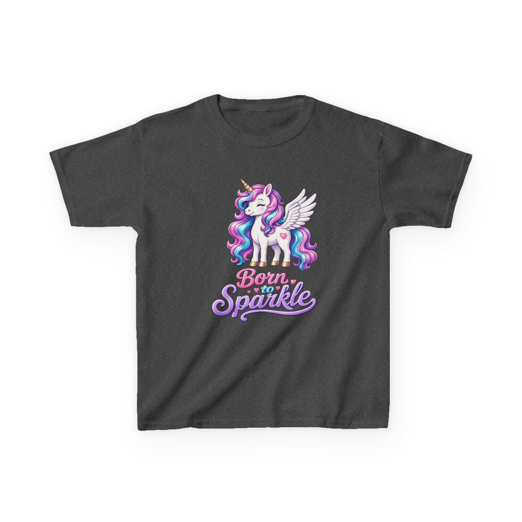 Kids Unicorn T-Shirt – Born to Sparkle Graphic Tee