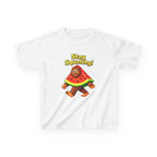Kids Sasquatch T-Shirt — 'Stay Squatchy!' Watermelon Graphic Tee