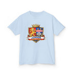 Kids Soccer T-Shirt — 'Junior Soccer Club' Crest Graphic Tee