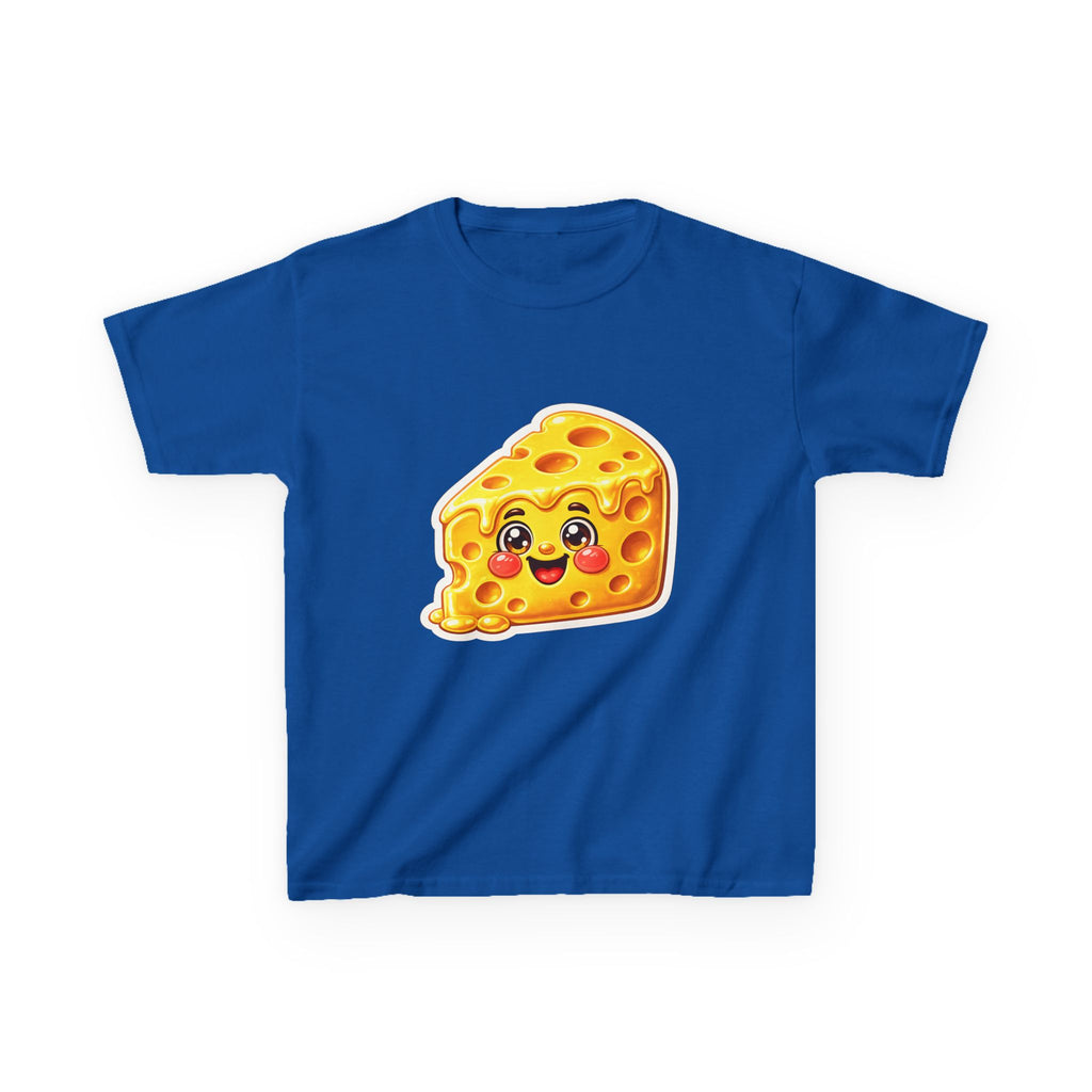 Kids Food T-Shirt — 'Say Cheese' Cute Smiling Cheese Cartoon Graphic Tee