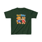 Kids Animal Friends T-Shirt — 'Best Pals!' Cute Teddy & Tiger Graphic Tee