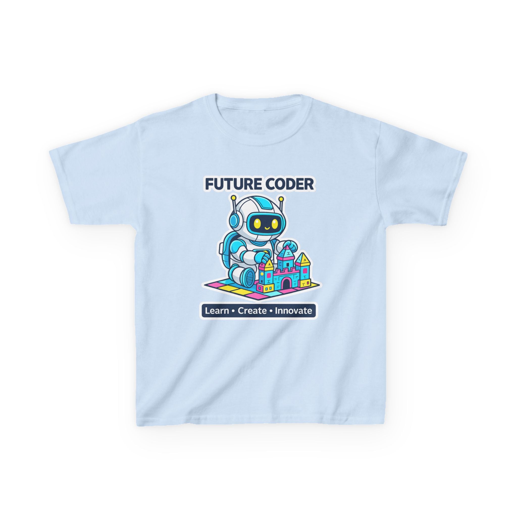 Kids Coding T-Shirt – Future Coder Robot Graphic Tee 2