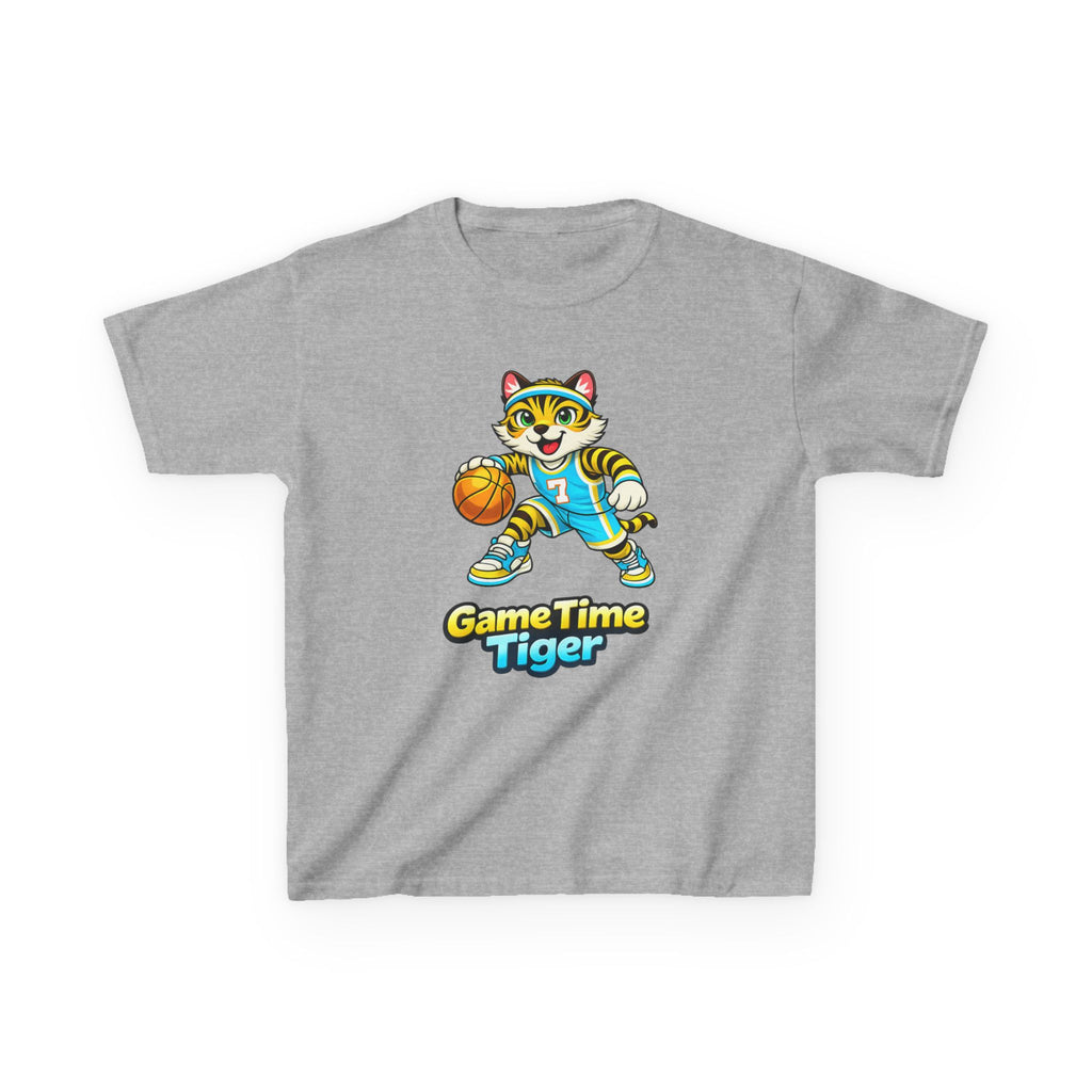 Kids Basketball Tiger T-Shirt – Game Time Graphic Tee