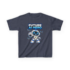 Kids Robot T-Shirt — 'Future AI Hero' Cute Robot STEM Graphic Tee