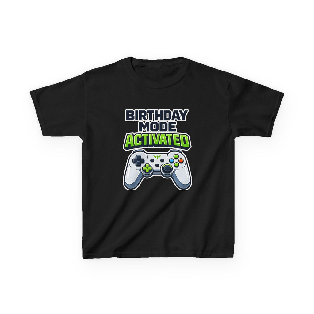 Kids Birthday Gamer T-Shirt – Birthday Mode Graphic Tee