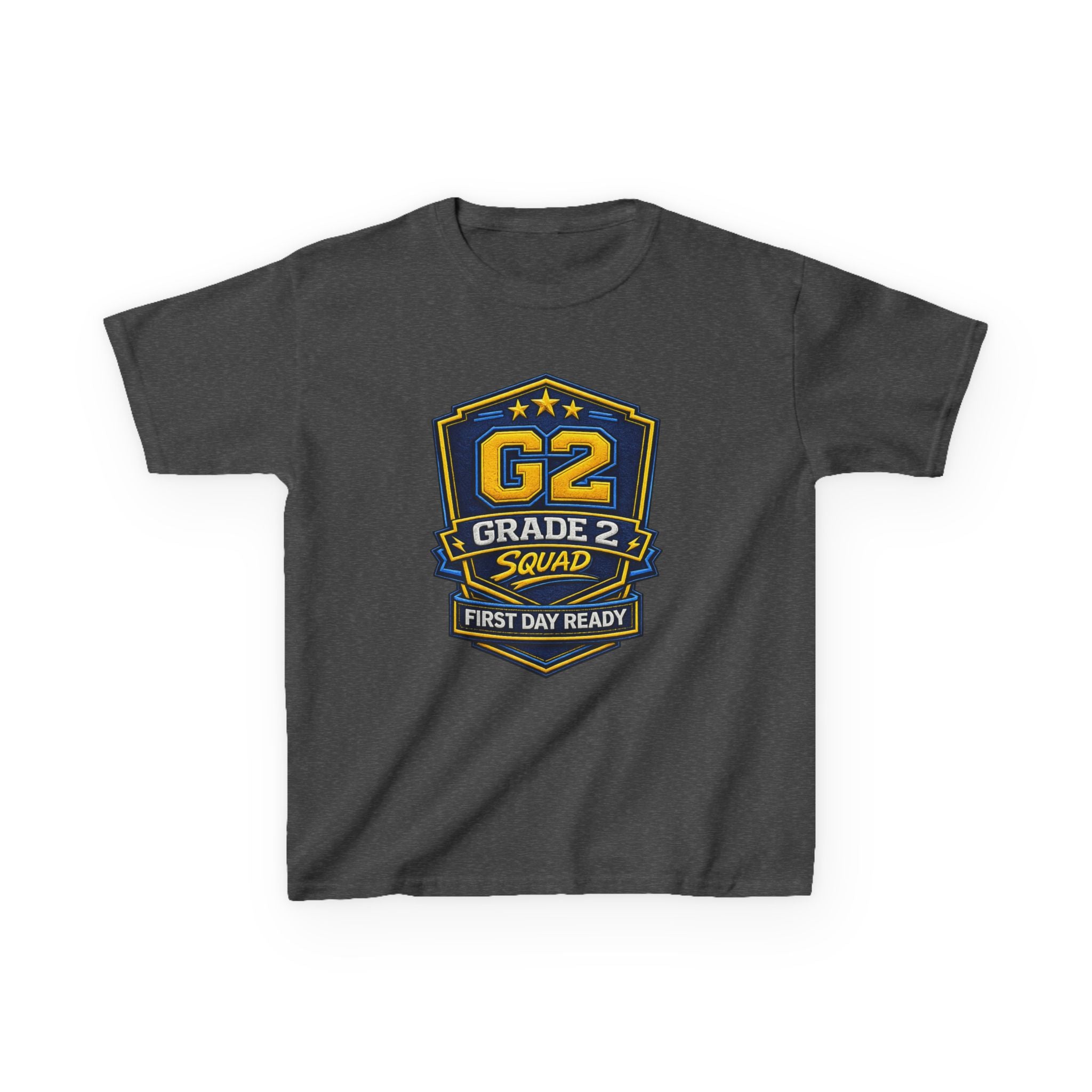 Grade 2 Squad Kids T‑Shirt — "G2 Grade 2 Squad: First Day Ready" Back‑to‑School Tee