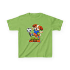 Kids Soccer T-Shirt — 'Goal Getter' Cute Puppy Soccer Graphic Tee