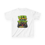 Kids Gaming T-Shirt — 'Let's Play! It's My Birthday' Video Game Controller Graphic Tee
