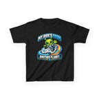 Kidxtr™ Kids Alien T-Shirt — 'My Ride's From Another Planet' Space Rider Graphic Tee