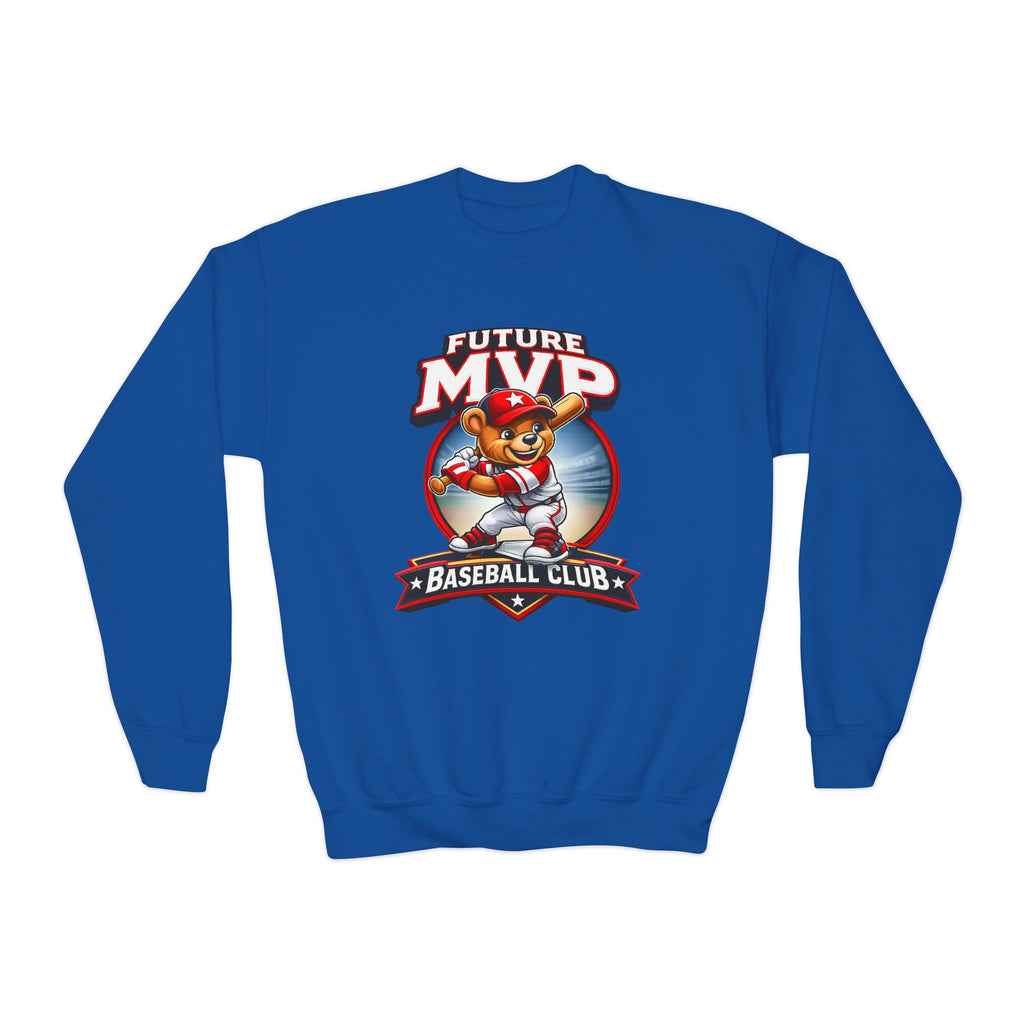 Kidxtr™ Kids MVP Crewneck Sweatshirt — 'MVP Energy' Bold Graphic Youth Sweatshirt