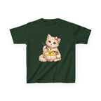 Kids Ramen T-Shirt — 'Ramen Lover' Cute Kitten Eating Ramen Graphic Tee
