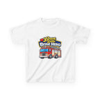 Kids Tee — "Brave Little Brave Hero" Firetruck Graphic
