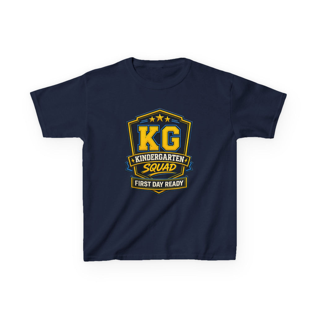 Kids Kindergarten T-Shirt — 'KG First Day Ready' Back-to-School Graphic Tee