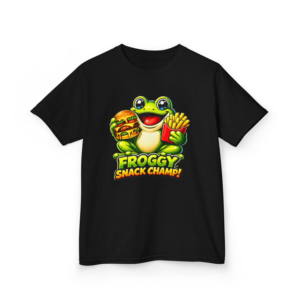 Kids Frog T-Shirt – Froggy Snack Graphic Tee