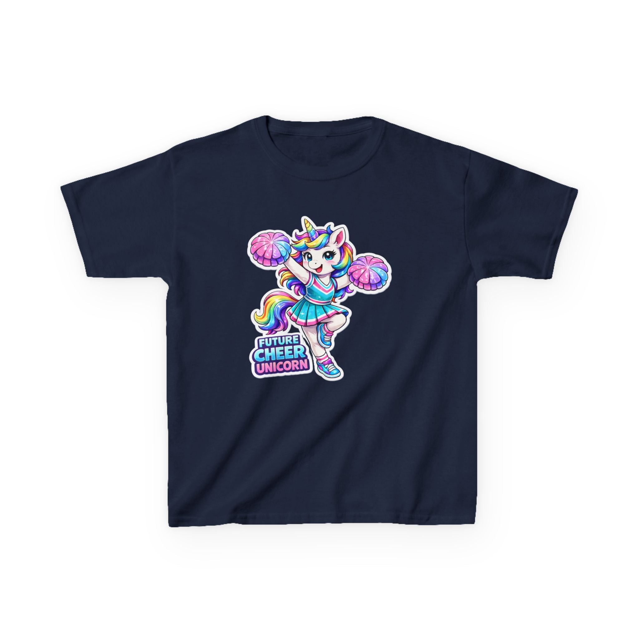 Unicorn Cheerleader - Kids T Shirt
