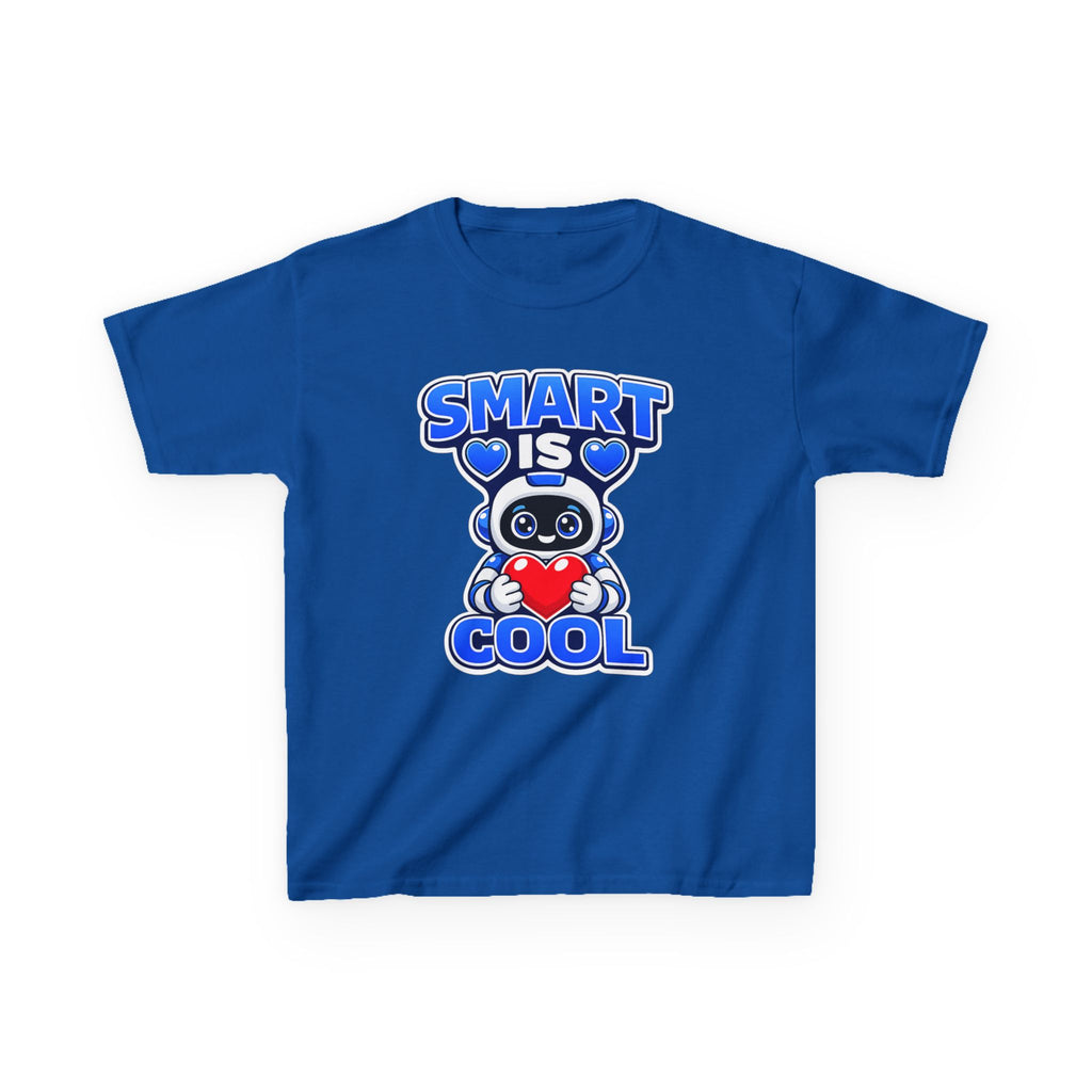 Kids Robot T-Shirt — 'Smart Is Cool' Graphic Tee